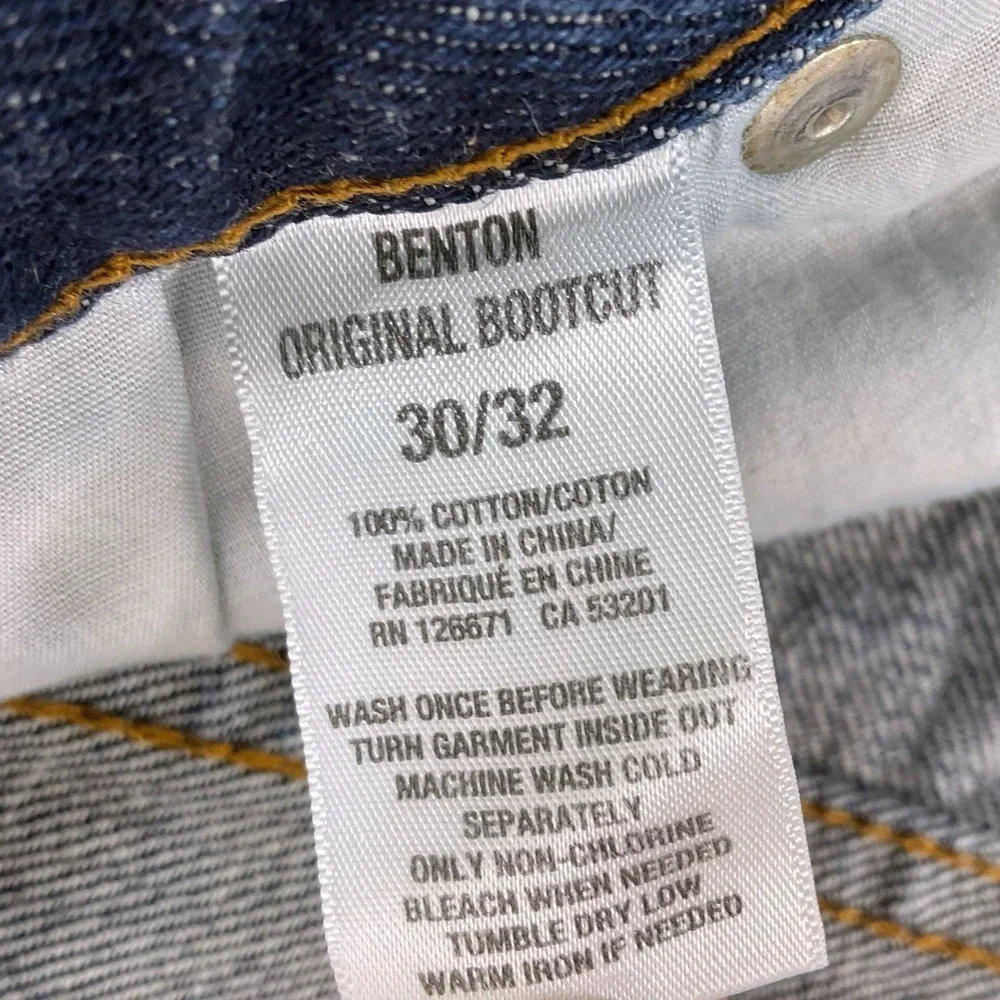 Aeropostale Men Jeans 30x32 (ACTUAL 30x29.5) Dark Blue Bootcut Benton Cotton EUC